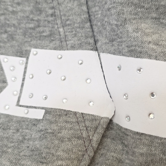 Victoria's Secret PINK Grey White Bling Fashion Show Collection Tracksuit M - Picture 6 of 13